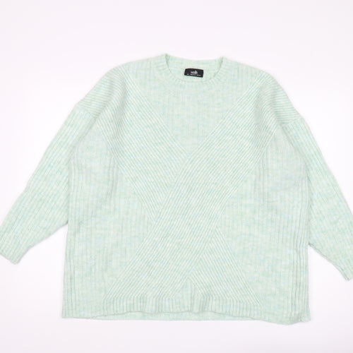Wallis Women's Mint Pullover, Size L, Acrylic Blend