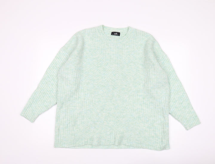 Wallis Women's Mint Pullover, Size L, Acrylic Blend