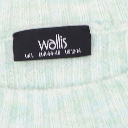 Wallis Women's Mint Pullover, Size L, Acrylic Blend
