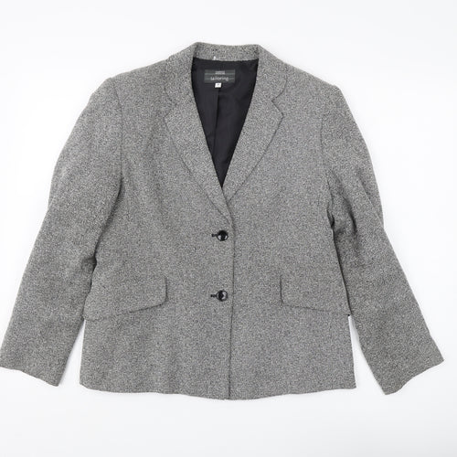 Marks & Spencer Women's Grey Blazer, Size 14, Classic Fit
