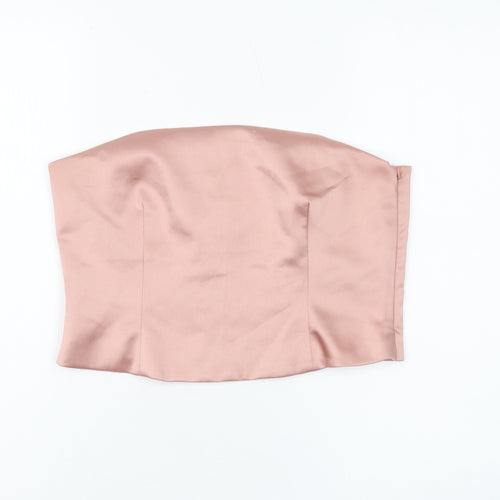 Next Women's Pink Camisole Blouse, Size 10, Strapless