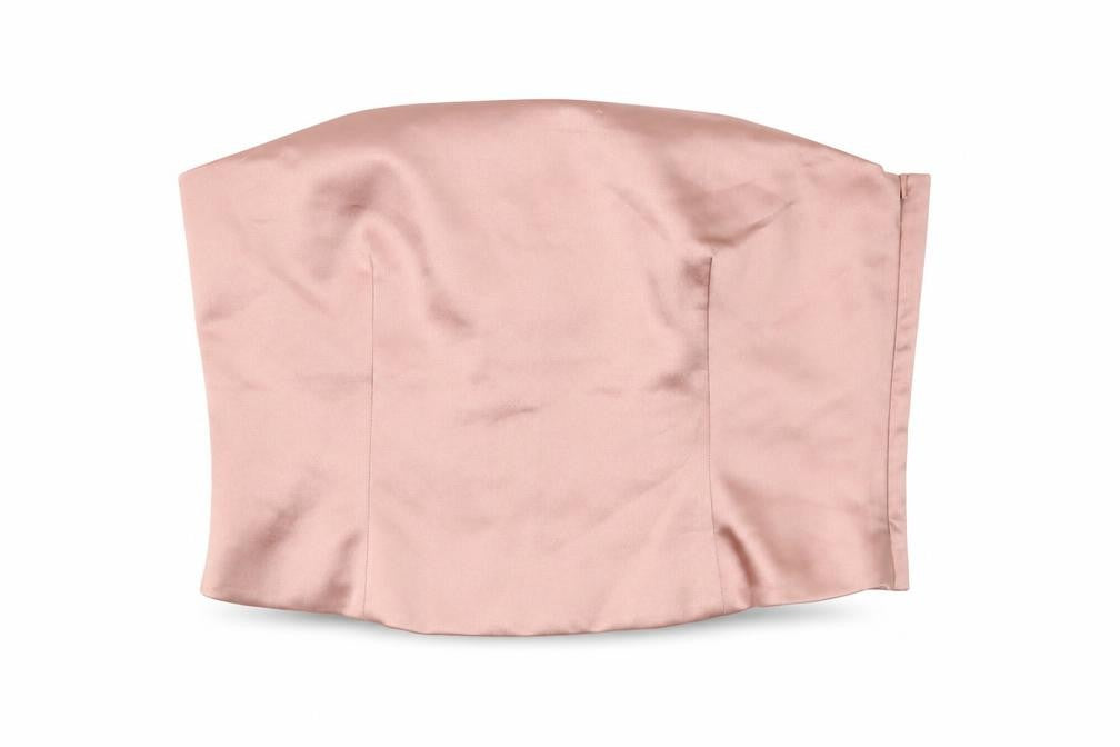 Front view of Next Women's Pink Camisole Blouse, size 10, Strapless