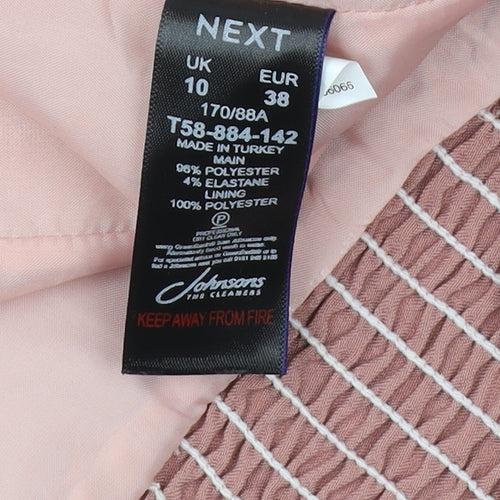 Next Women's Pink Camisole Blouse, Size 10, Strapless