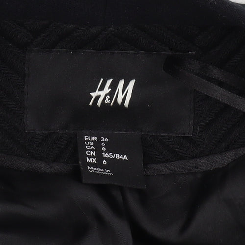 H&M Women's Black Blazer Size 8 for Business Wear