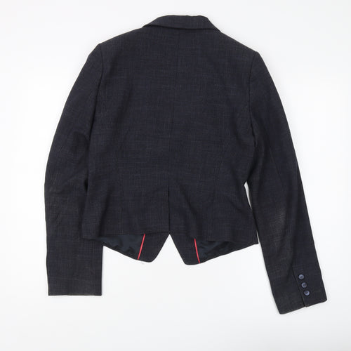 Next Women's Black Blazer Size 12, Regular Fit
