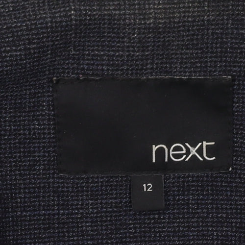 Next Women's Black Blazer Size 12, Regular Fit