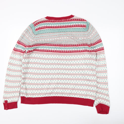 Marks and Spencer Women's Multicoloured Fair Isle Pullover Jumper