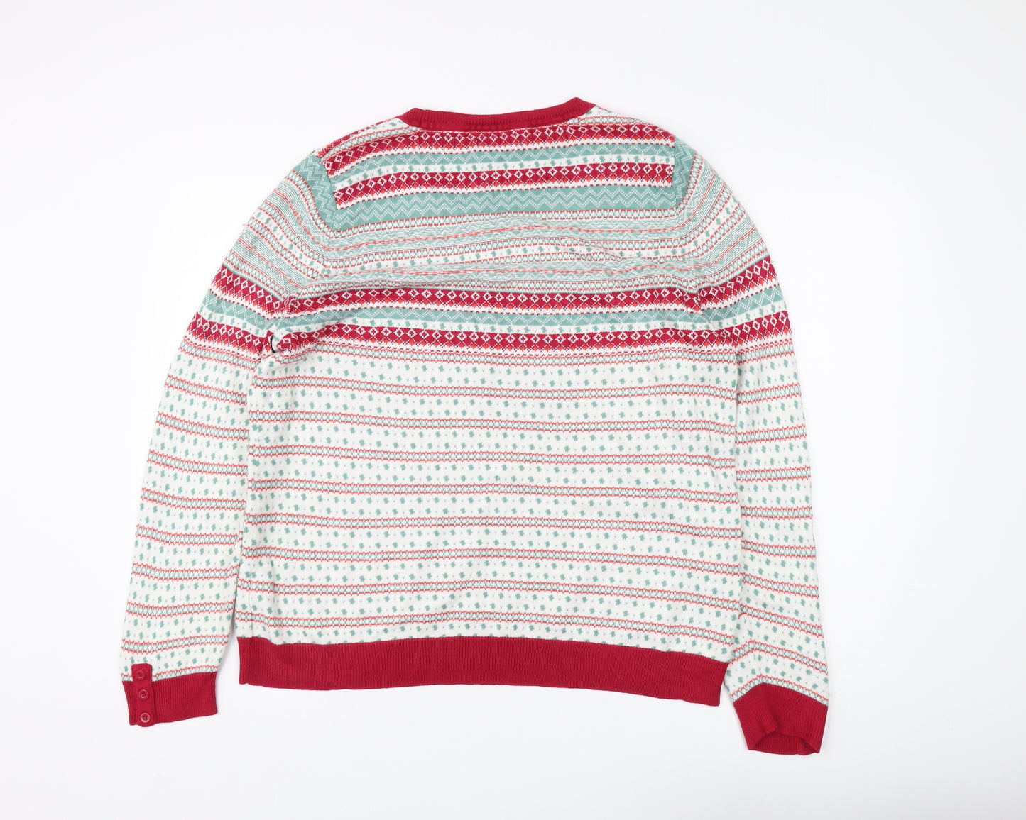 Marks and Spencer Women's Multicoloured Fair Isle Pullover Jumper