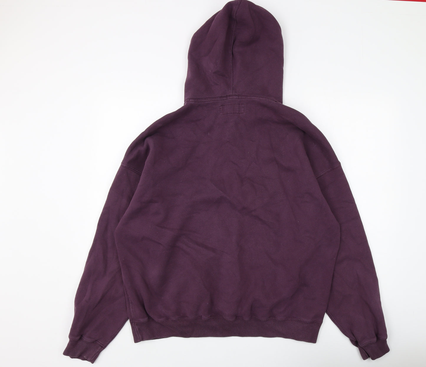 Abercrombie & Fitch Men's Purple Hoodie L Pullover