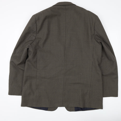 Burton Menswear Men's Brown 46R Check Blazer Regular