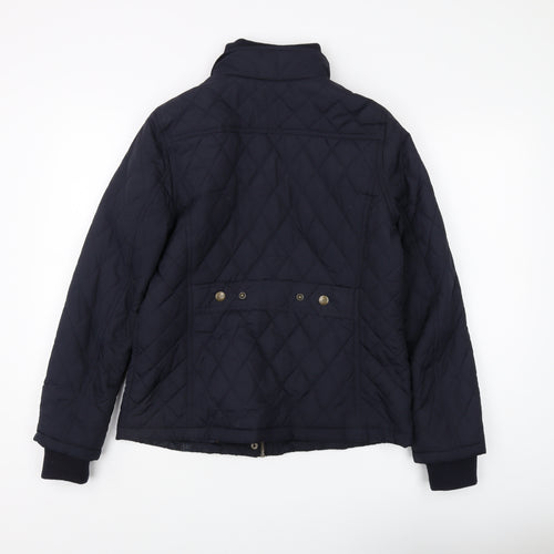 Maine New England Women's Blue Quilted Jacket Size 12