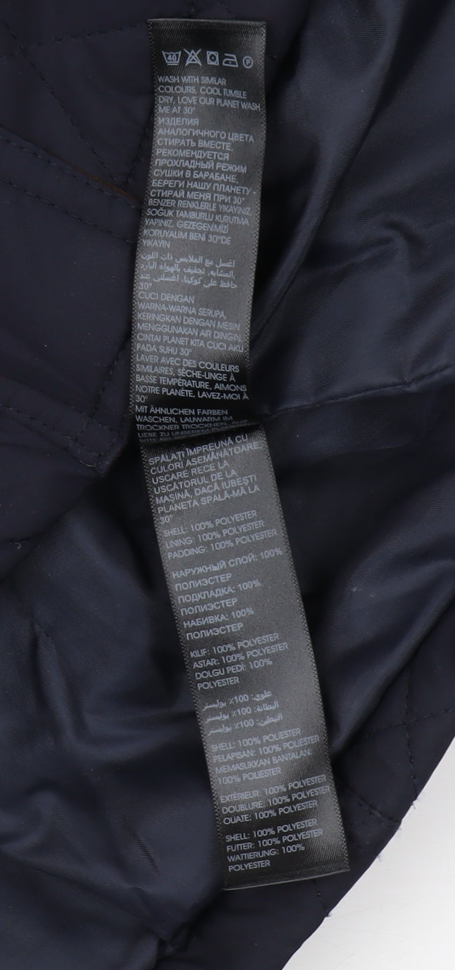 Maine New England Women's Blue Quilted Jacket Size 12