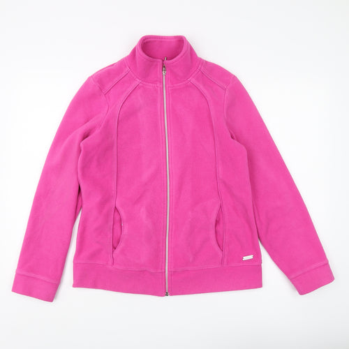 Maine New England Women's Pink Fleece Jacket Size 12