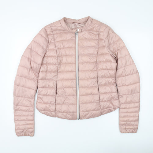 Tom Tailor Denim Women's Pink Puffer Jacket M