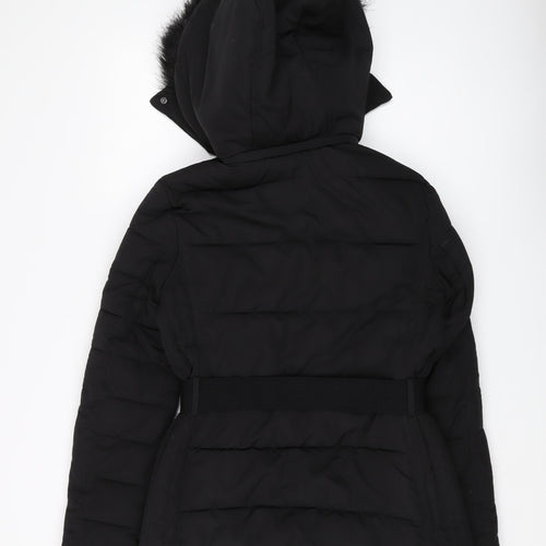 Warehouse Women's Black Puffer Jacket  Size 10