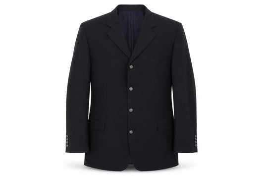 Willson Men's Black Blazer, Size 46, Regular Fit