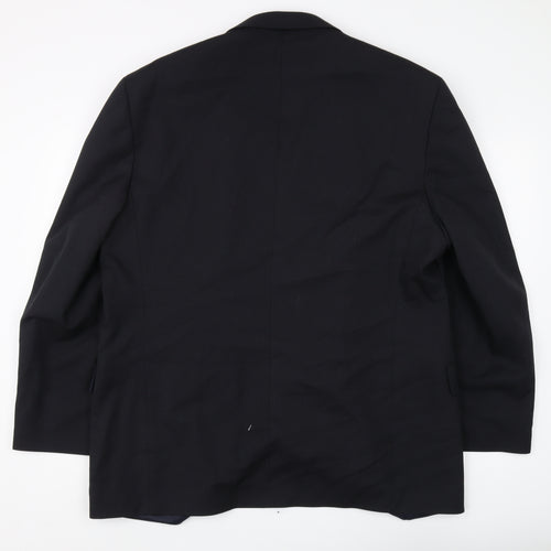 Willson Men's Black Blazer, Size 46, Regular Fit