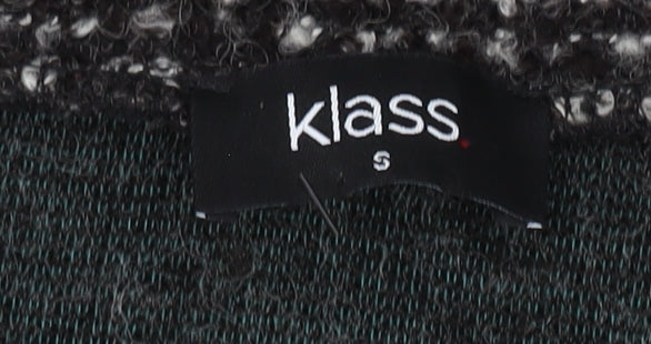 Klass Women's Grey Tunic, Size S, Acrylic-Wool Blend