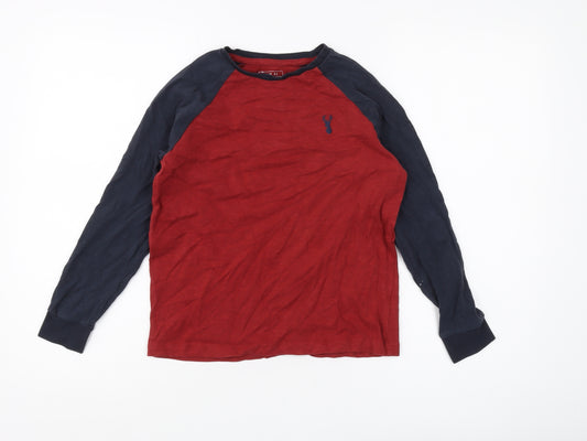 Next Boys Red Long Sleeve T-Shirt, Size 10 Years