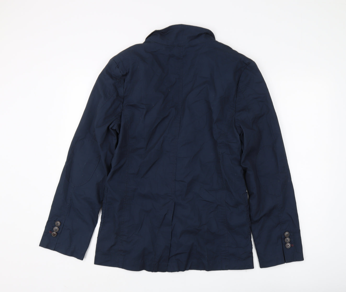 Avenue Men's Blue Single-Breasted Blazer S