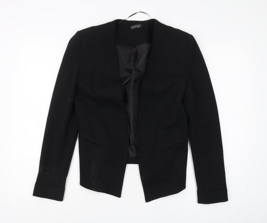 Topshop Women's Black Blazer Size 10