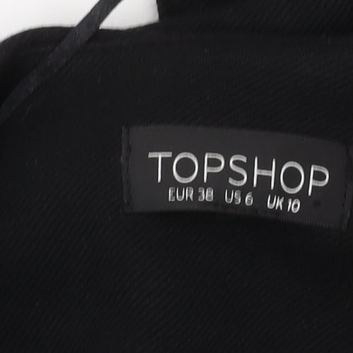 Topshop Women's Black Blazer Size 10