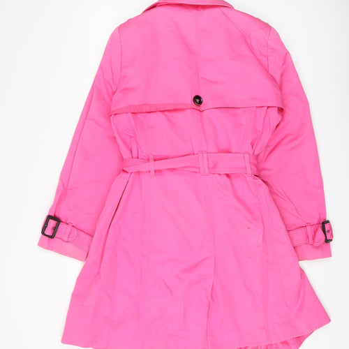 Marks and Spencer Women's Pink Trench Coat Size 14