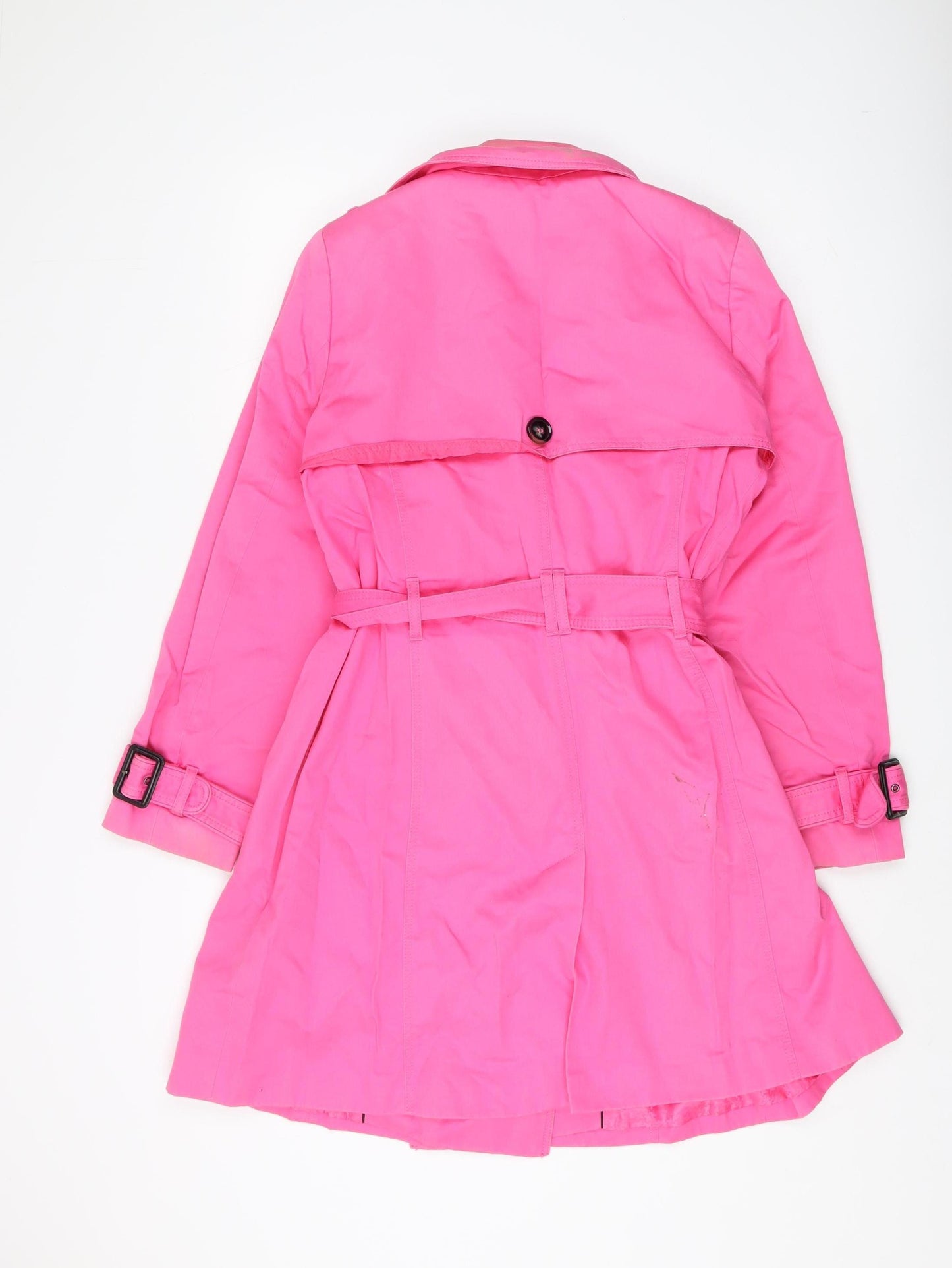 Marks and Spencer Women's Pink Trench Coat Size 14