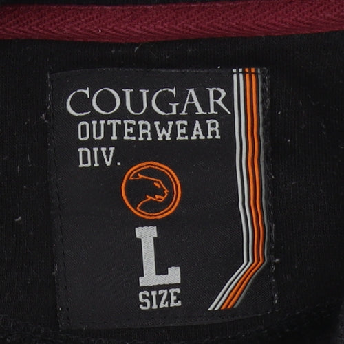 Cougar Men's Black/Grey Sweatshirt, Size L, Pullover