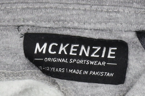 McKenzie Boys Grey Pullover Hoodie 11-12 Years