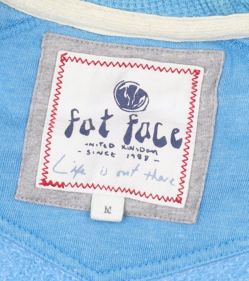 Fat Face Men's Blue Full Zip Hoodie - Size M
