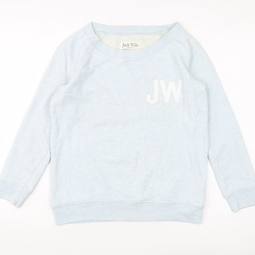 Jack Wills Blue Unisex Pullover Sweatshirt Size 10
