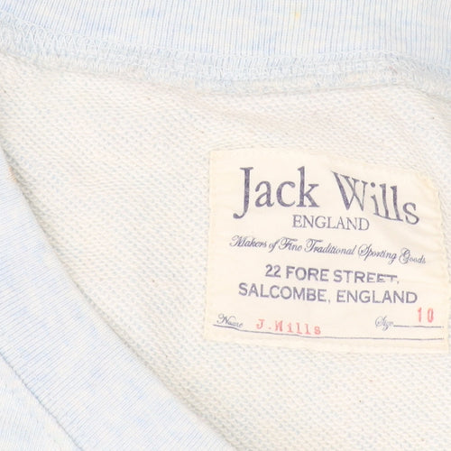 Jack Wills Blue Unisex Pullover Sweatshirt Size 10