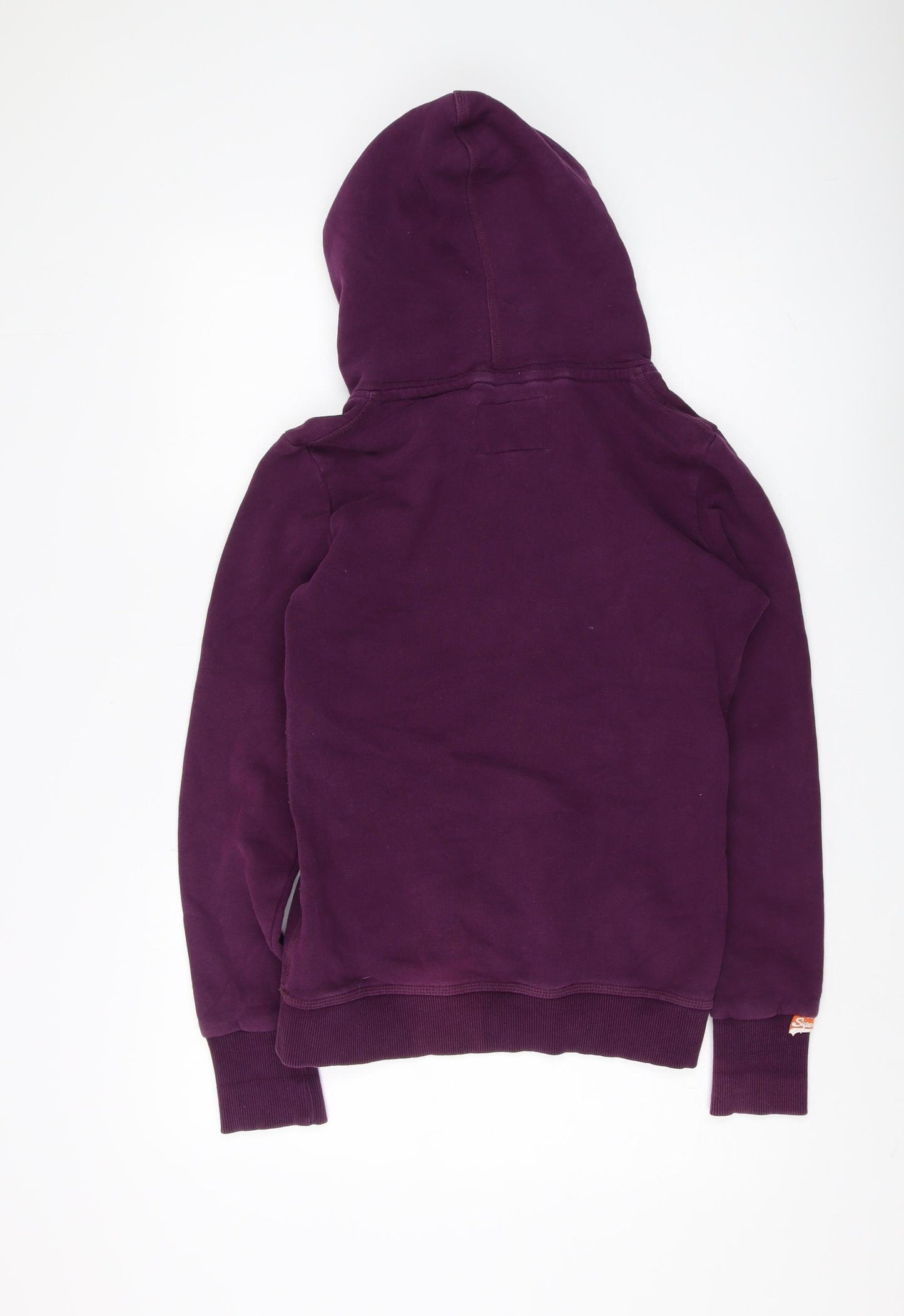 SuperDry Women's Purple Pullover Hoodie - Size S