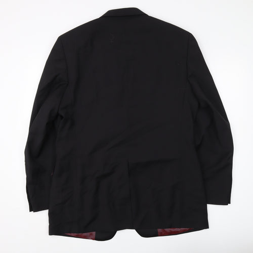 Austin Reed Men's Black Wool Blazer, Size 42R, Formal Wear