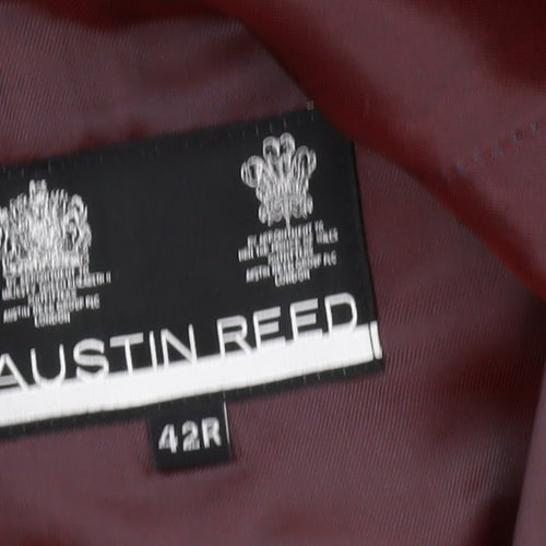 Austin Reed Men's Black Wool Blazer, Size 42R, Formal Wear
