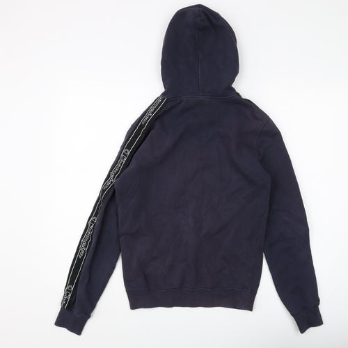 Champion Unisex Blue Hoodie XS Pullover Logo Casual