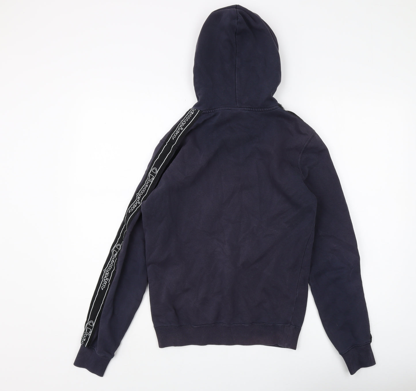 Champion Unisex Blue Hoodie XS Pullover Logo Casual