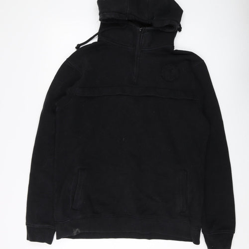 LFC Men's Black Half-Zip Hoodie - Size L