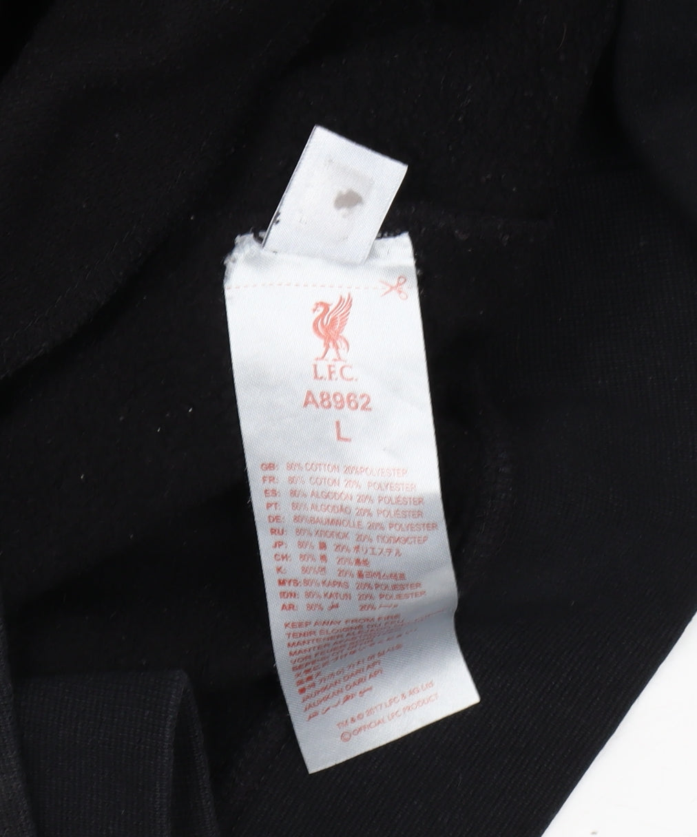 LFC Men's Black Half-Zip Hoodie - Size L