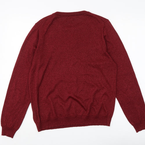 Whistles Women's Red Pullover Jumper Size 16