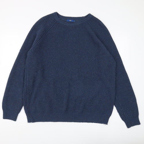 Cotton Traders Men's Blue XL Pullover Jumper