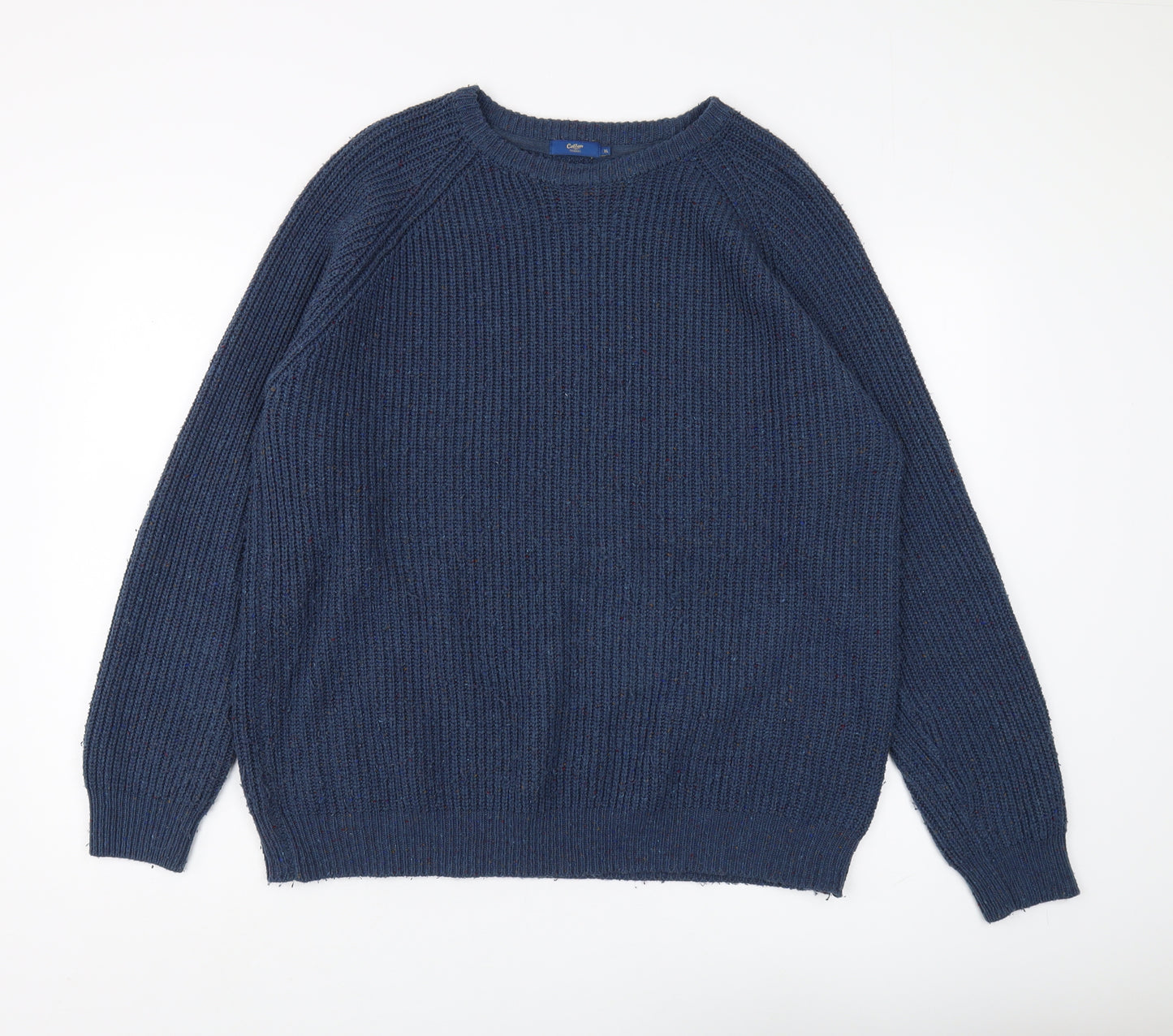 Cotton Traders Men's Blue XL Pullover Jumper