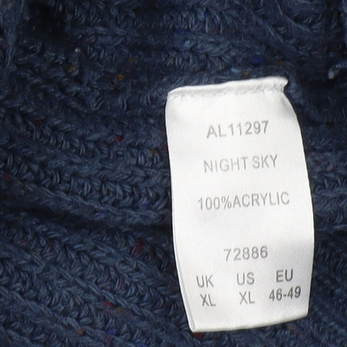 Cotton Traders Men's Blue XL Pullover Jumper