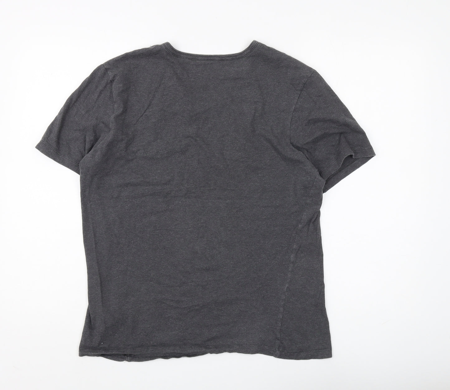 Hugo Boss Men's Grey M T-Shirt, Logo, Crew Neck