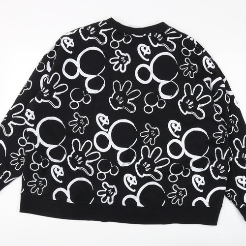 Disney Women's Black 2XL Pullover Sweatshirt