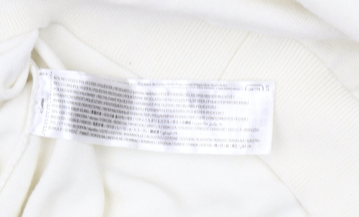 MNG Men's Ivory XL Collared Pullover Jumper