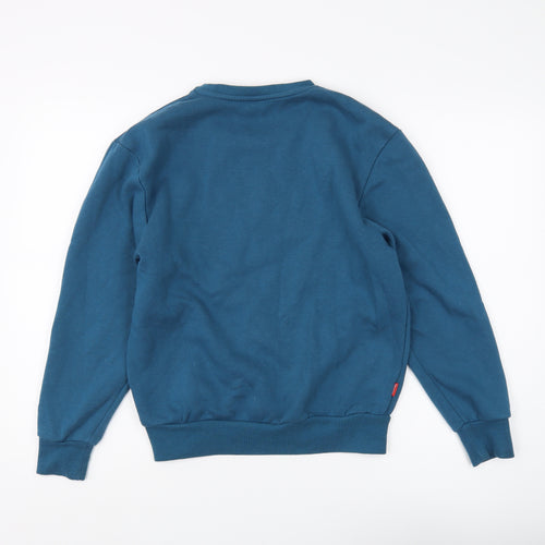 Slazenger Boys Blue Sweatshirt 13 Years Crew Neck Pullover