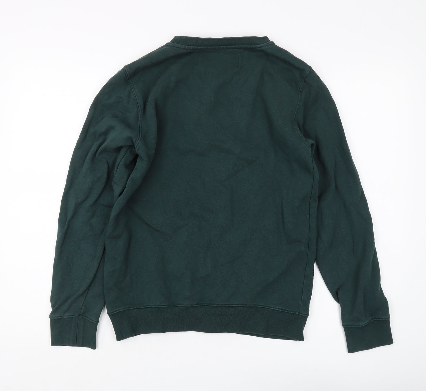 Replay Men's Green Logo Pullover Sweatshirt, Size S
