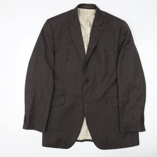 Austin Reed Men's Black Long Blazer 44L, Formal